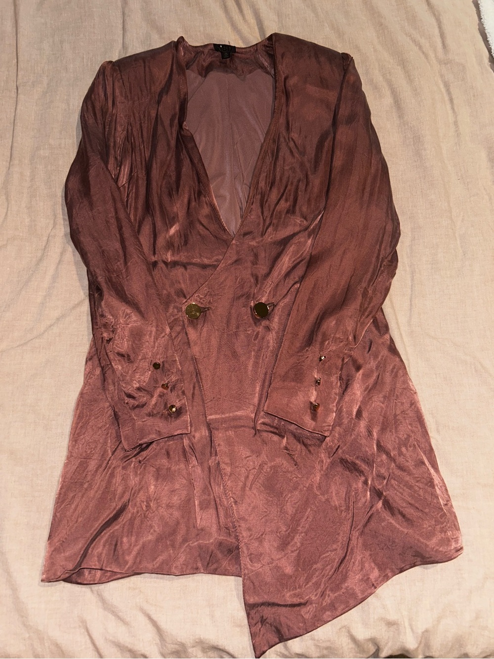 NBD Plum Blazer Dress